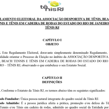 Regulamento Eleitoral  - 2026