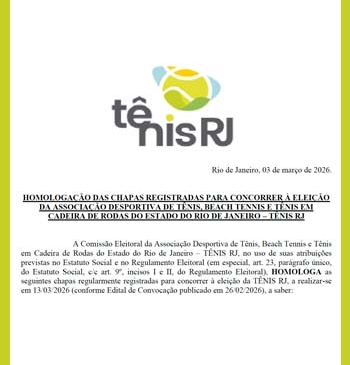 Homologação de Chapas - Eleição 2026